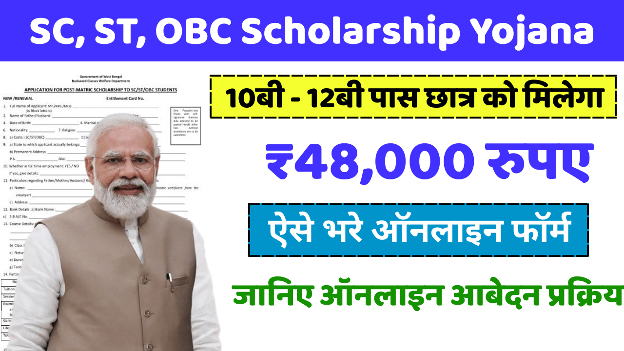 SC, ST, OBC Scholarship Yojana